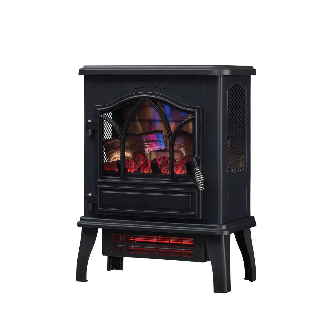Duraflame 3D Infrared Quartz Electric Fireplace Stove Heater, Black K755