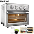 Restored Cuisinart TOA-60 Convection Toaster Oven Air Fryer with Light, Silver with Extreme Kitchen Bundle (Refurbished)