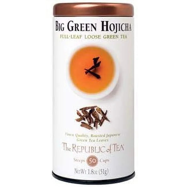 Big Green Hojicha Full-Leaf Tea, 1.8 oz Refill Bag J6415