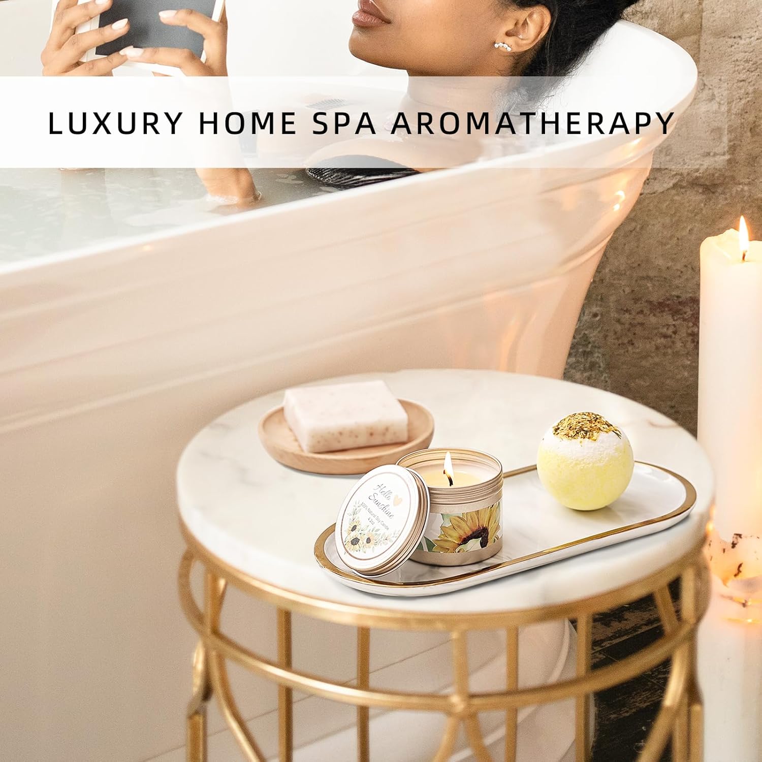 Self Care Gift Basket for Women Spa Set F7676