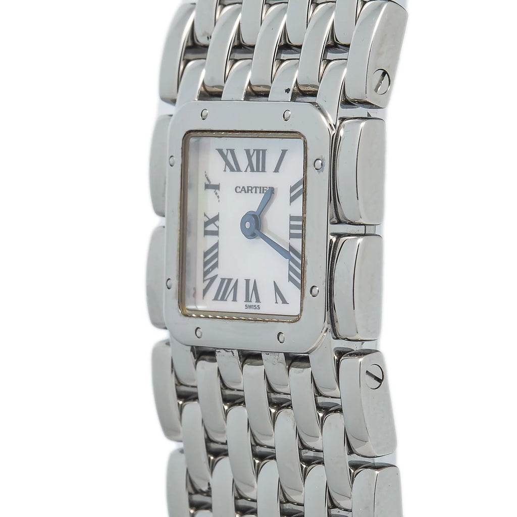 Cartier Panthere Ruban 2420 Mother-of-Pearl Dial Quartz Ladies Watch E5613