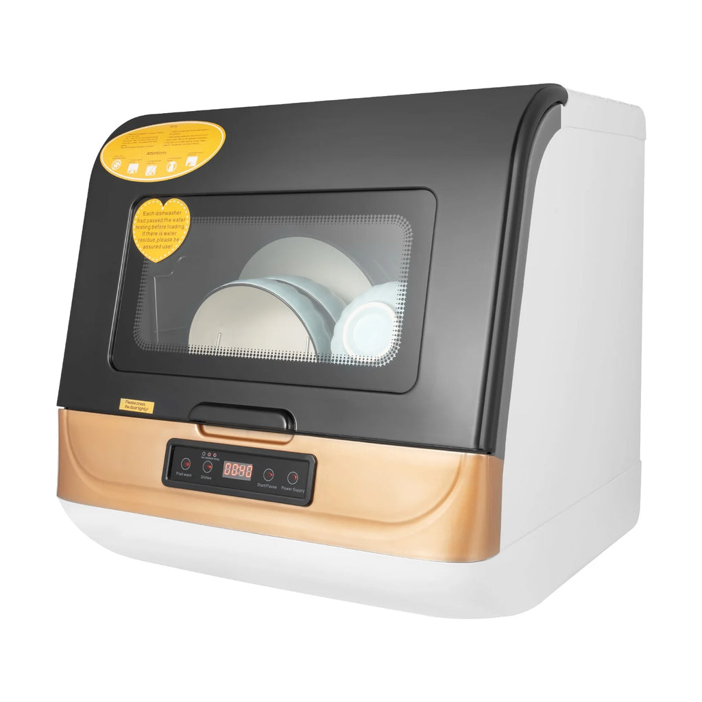 1200W Countertop Dishwasher Portable with 4 Programs T918