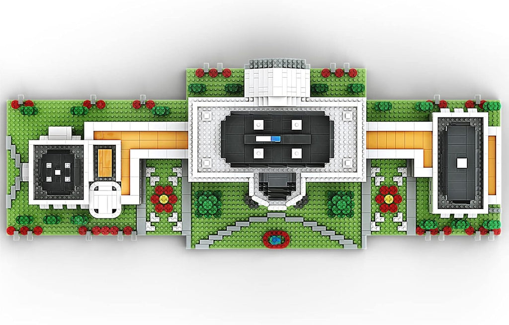 SEMKY Micro Mini Blocks White House Landmark Model Set Building Toys for Kids and Adults X346