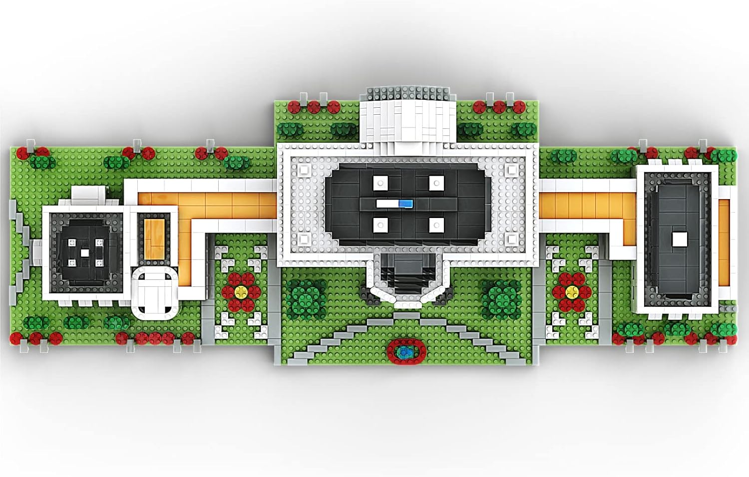 SEMKY Micro Mini Blocks White House Landmark Model Set Building Toys for Kids and Adults X346