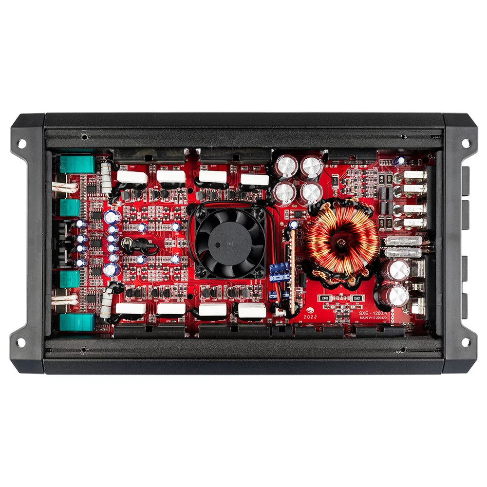 DS18 SXE-1200.4/RD 4-Channel Car Audio Amplifier W6906