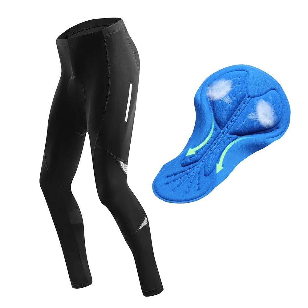 moobody Men's Reflective Gel Padded Cycling Tights T393755