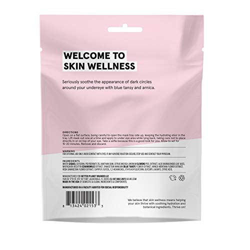 Acure Radically Rejuvenating Under Eye Hydrogel Mask, Anti-Aging, Cucumber, 0.236 Fl Oz Y6622