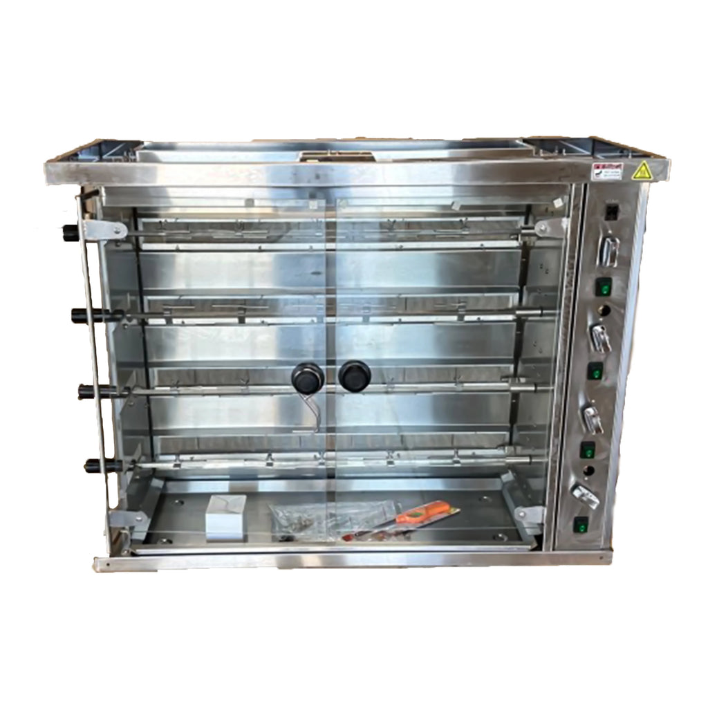 84,000BTU Natural Gas Rotisserie Oven Grill with Auto Rotating Skewers C97445