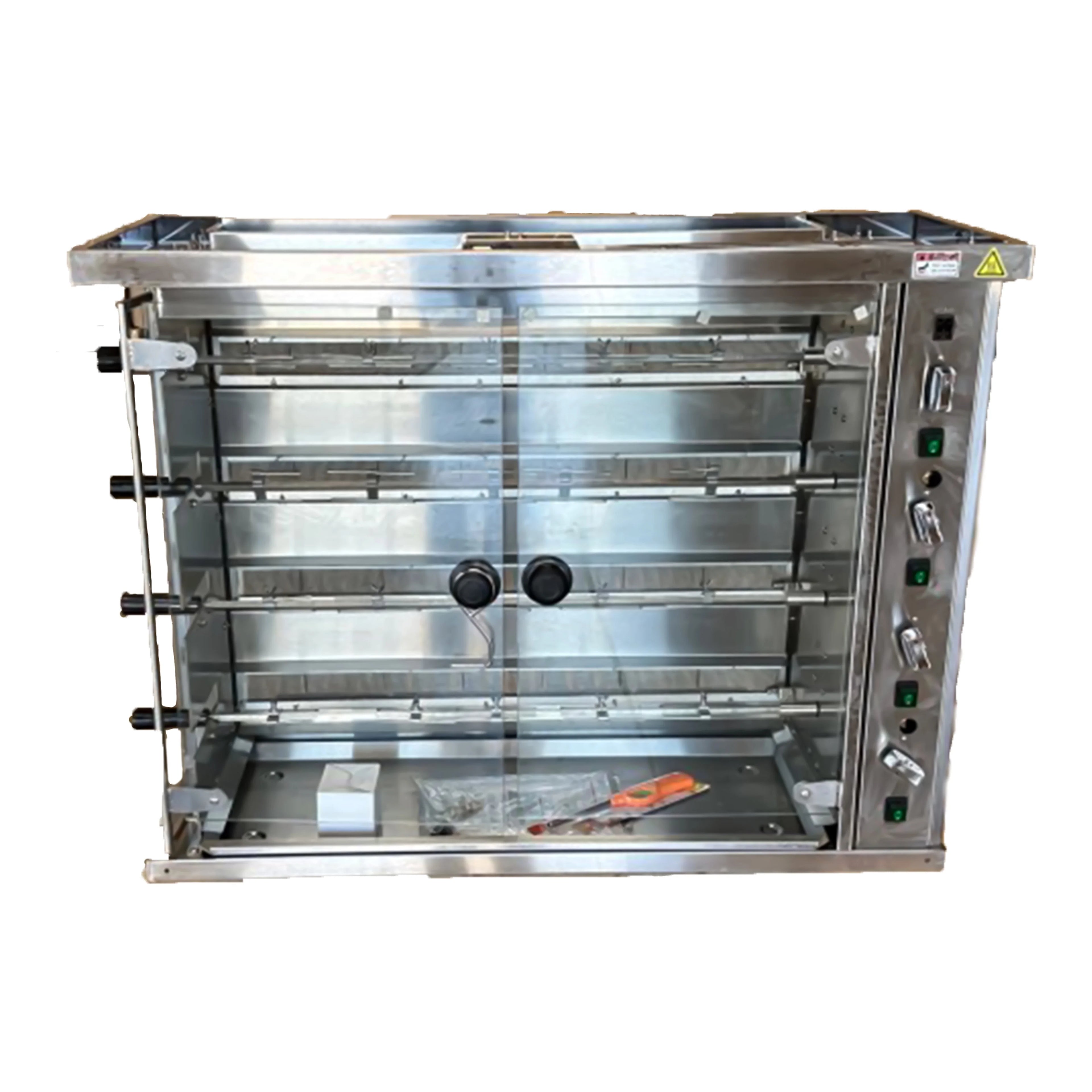 84,000BTU Natural Gas Rotisserie Oven Grill with Auto Rotating Skewers C97445
