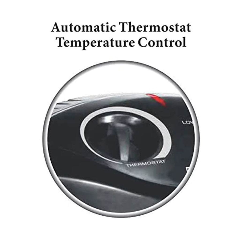 Optimus H-5235 Portable Tower Quartz Heater with Thermostat X981312
