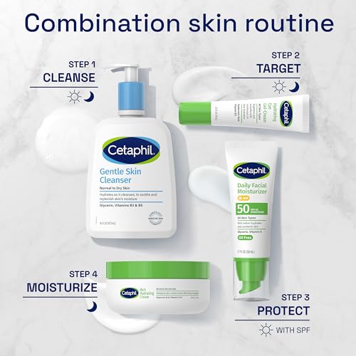 Cetaphil Daily Facial Moisturizer SPF 50, 1.7 Fl Oz (Pack of 2) S40037