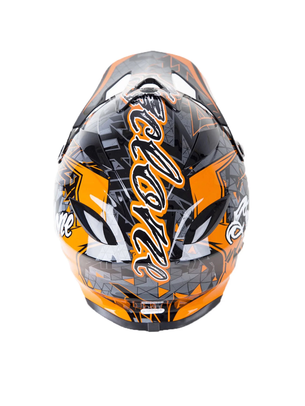 Cyclone ATV MX Dirt Bike Off-Road Helmet DOT/ECE Approved Orange Youth Large F326