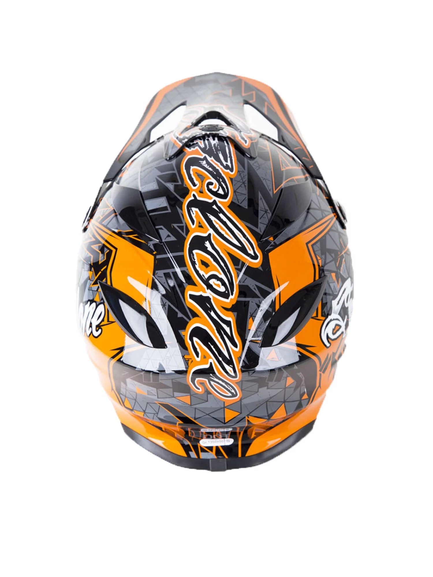 Cyclone ATV MX Dirt Bike Off-Road Helmet DOT/ECE Approved Orange Youth Large F326