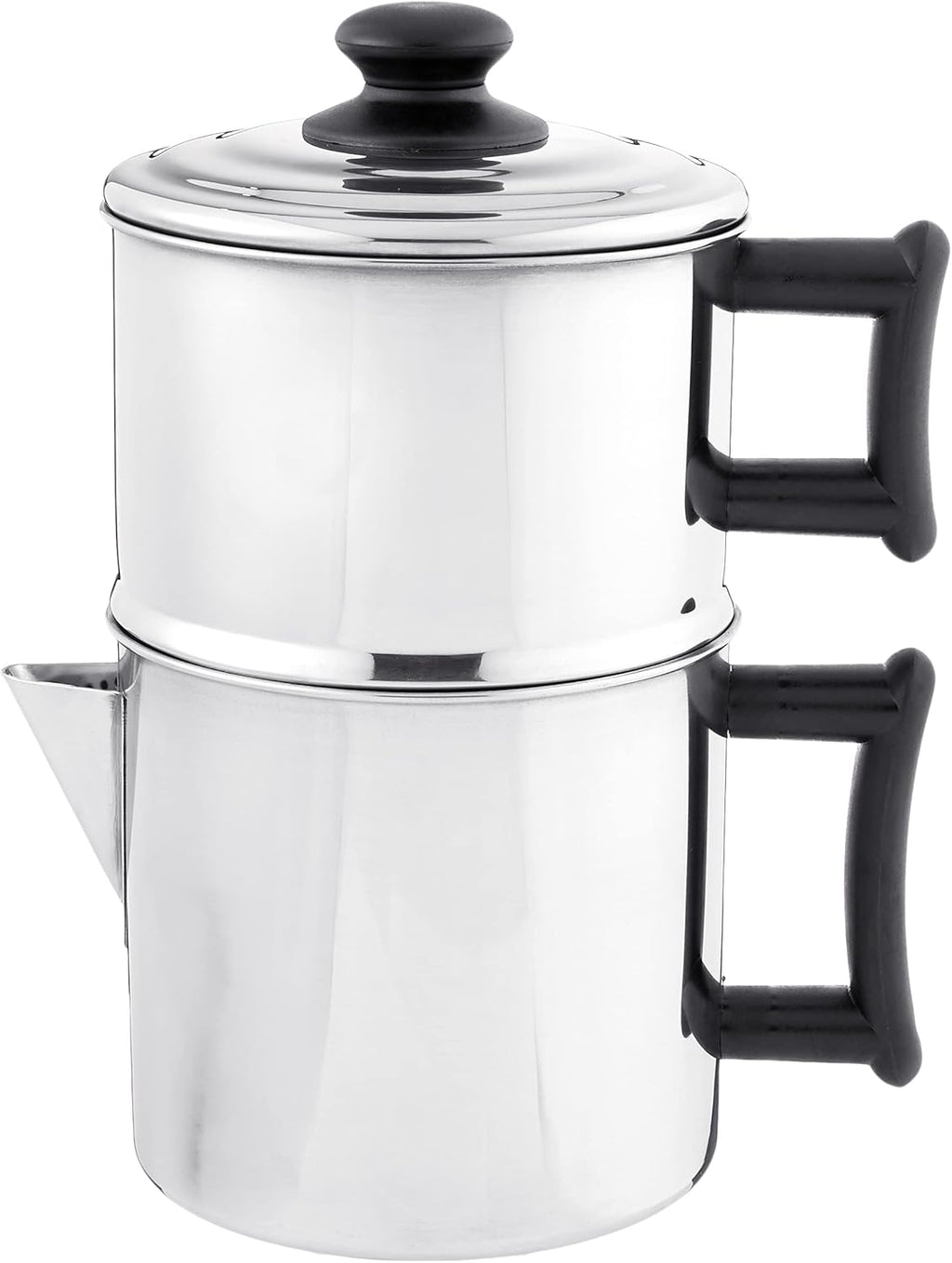 Lindy's Stainless Steel 10 Cup Drip Coffee Maker, Stovetop Coffee maker, Coffee Pot