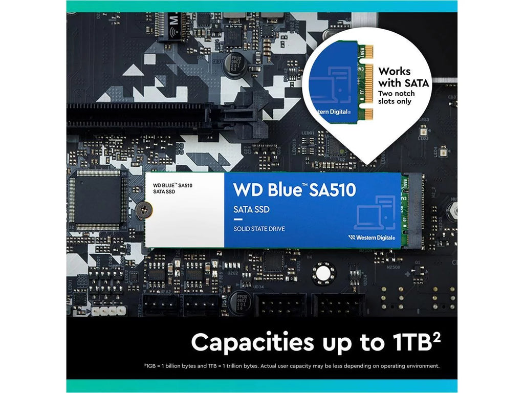 WD Blue 500GB SA510 M.2 Internal SSD Z8616