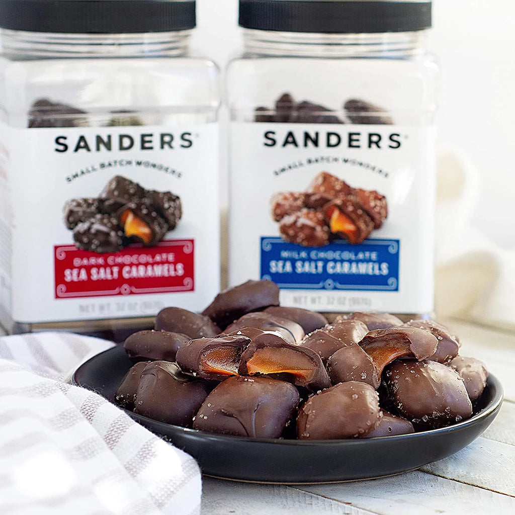 Sanders Dark Chocolate Sea Salt Caramels, 32 oz. K55005