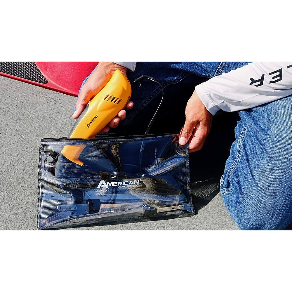 American Angler Pro Electric Fillet Knife with Glove and 5 Blades P68269