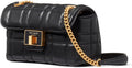 Kate Spade New York Evelyn Quilted Leather Small Shoulder Crossbody Black One Size