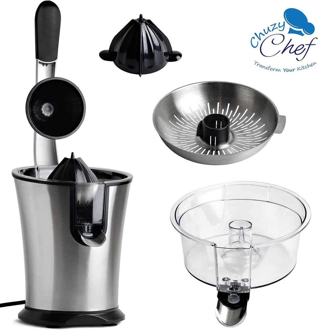 Electric Citrus Juicer Stainless Steel Fruit Squeezer for Orange Lemon Lime B3206