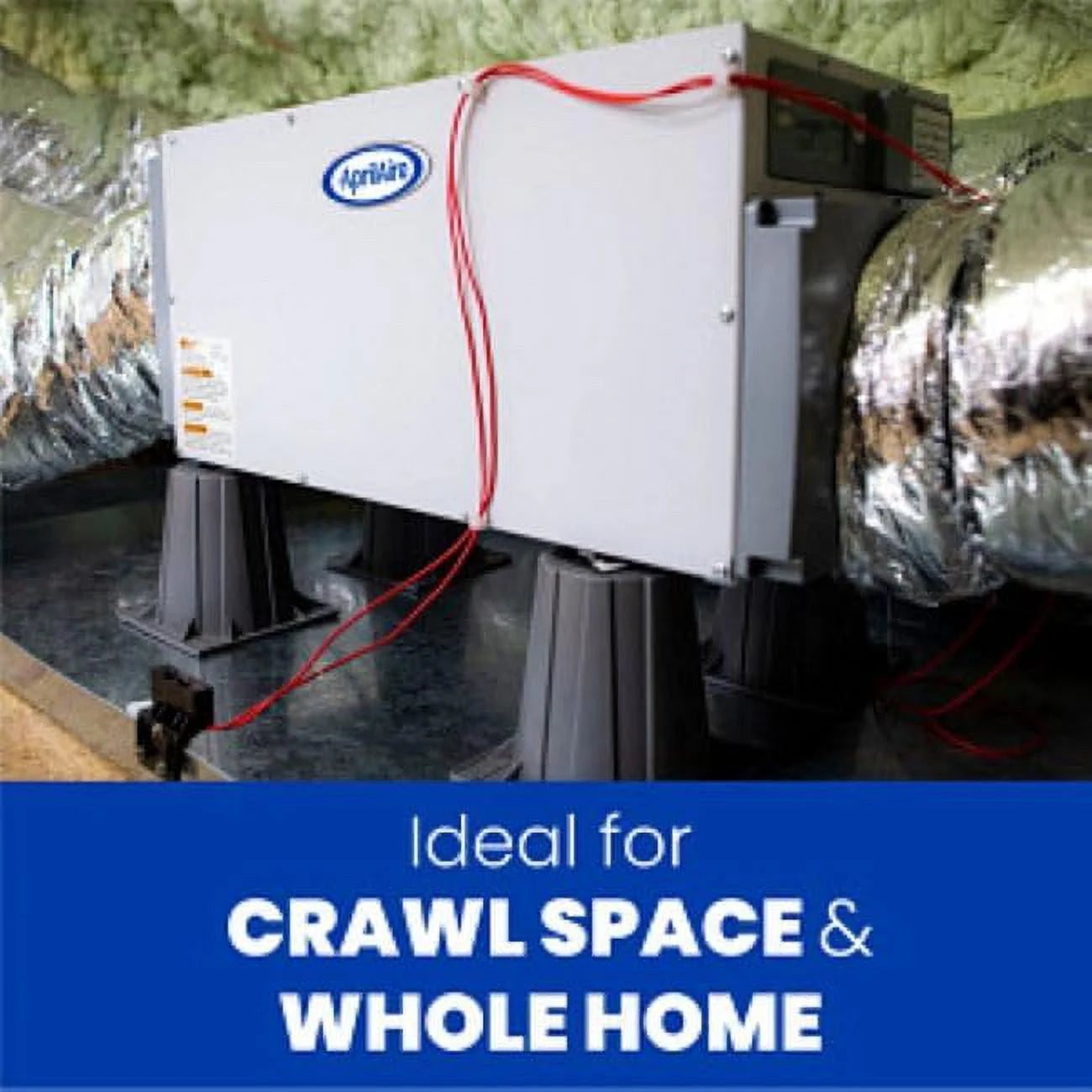 AprilAire E080 Dehumidifier Pro Kit - 80 Pint Whole House Dehumidifier Q169