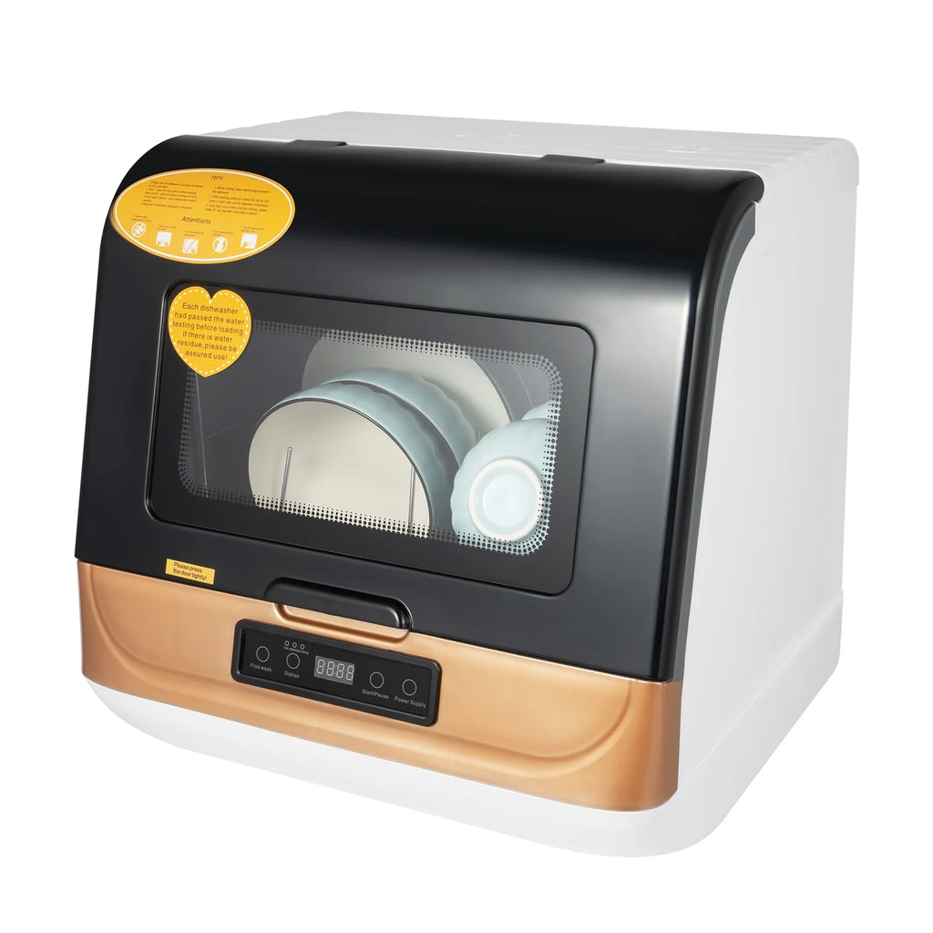 1200W Countertop Dishwasher Portable with 4 Programs T918