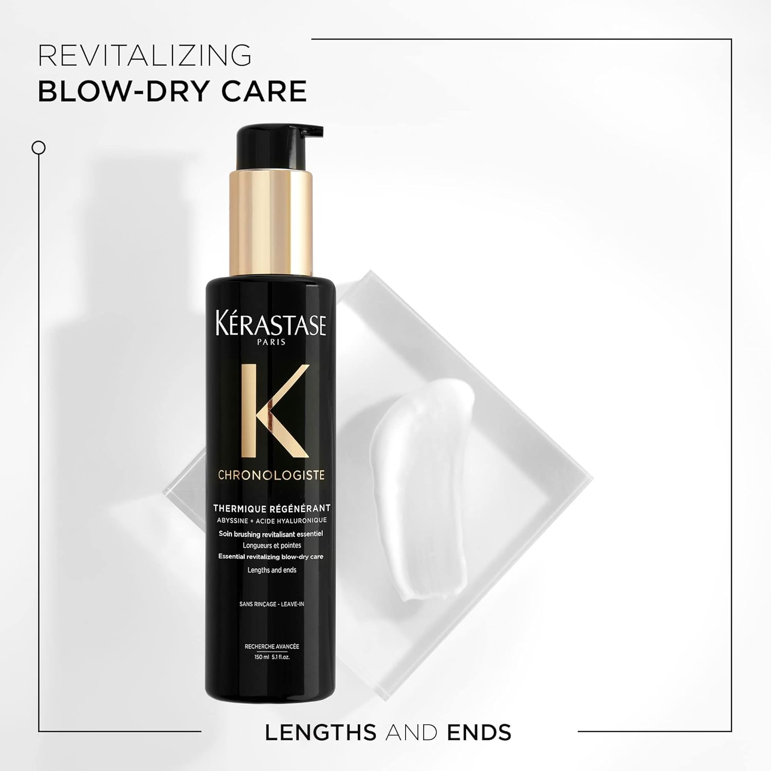 KERASTASE Chronologiste Thermique Régénérant Hair Serum Heat Protectant with Argan Oil, 5.1 Fl Oz V5481