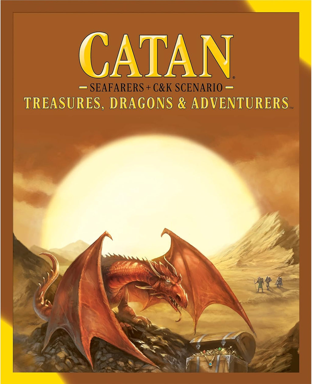 CATAN Treasures, Dragons and Adventurers Scenario Expansion - Strategy Board Game for Family, Ages 12+, 3-4 Players H118693