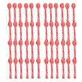 Candy Cane Spoon Edible Hard Candy Spoons Peppermint Flavor for Hot Chocolate Coffee Stirring Candies Christmas Holiday Stockings Birthday Party Favor 48ct (8 Boxes, 6ct each) & CUSTOM Storage Carrier