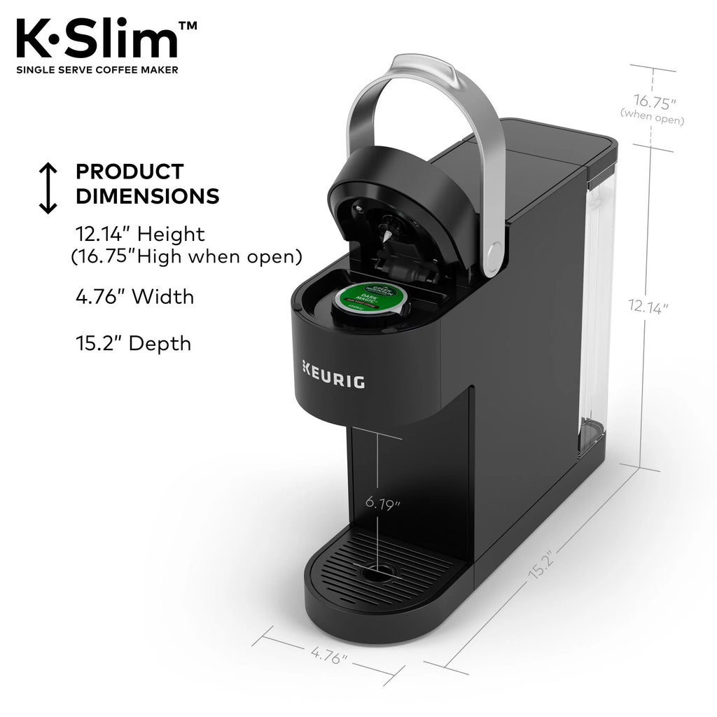 Keurig K-Slim Single Serve K-Cup Pod Coffee Maker, Black J44955