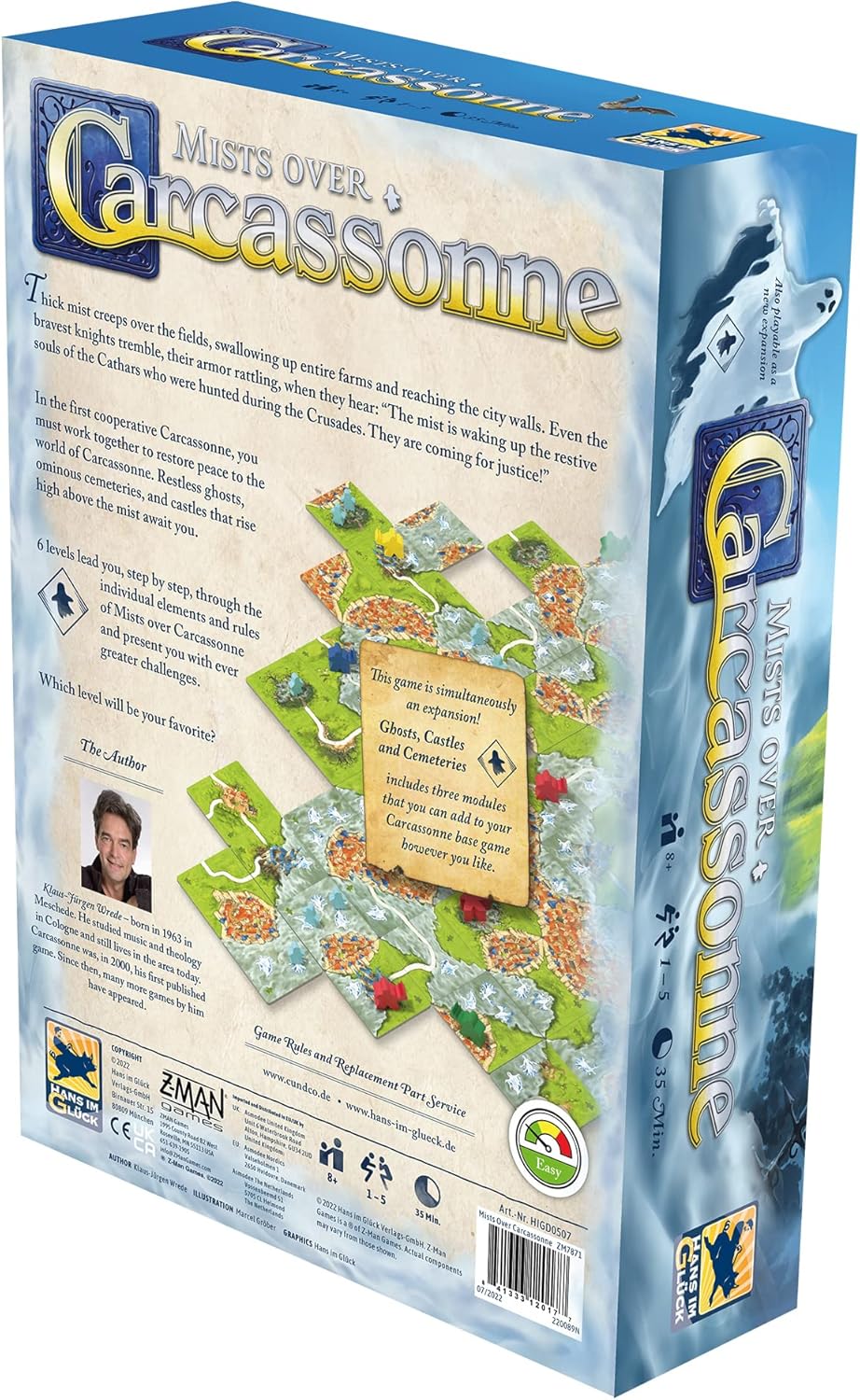 Mists Over Carcassonne Board Game by Z-Man Games C68089