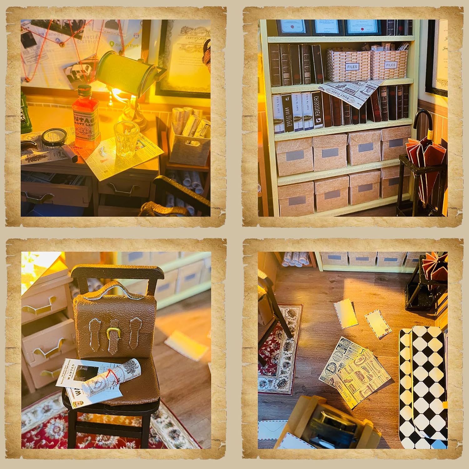 DIY Miniature House Kit with Furniture 3D Wooden Dollhouse Model I51219
