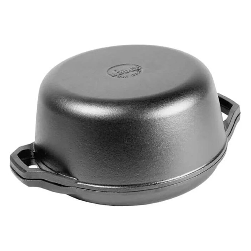 Lodge LC6DD 6 Quart Cast Iron Double Dutch Oven L7199