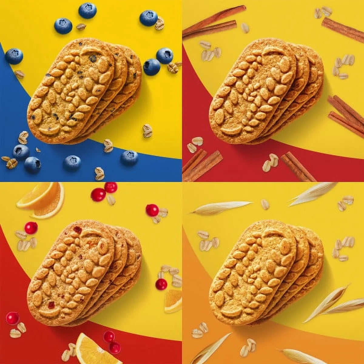 belVita Breakfast Biscuits Variety Pack, 4 Flavors, 30 Packs O76646