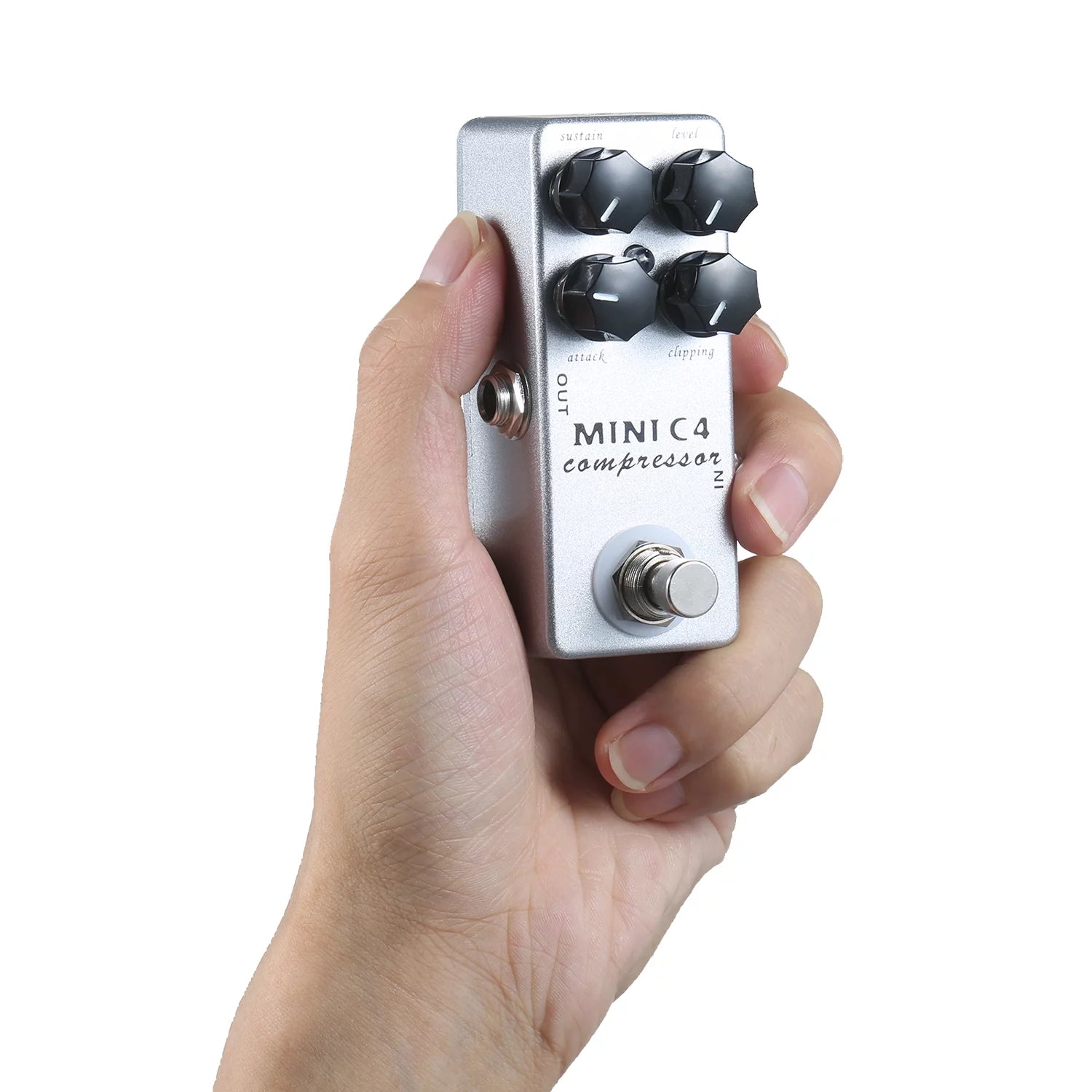 MOSKYAudio C4 Compressor Guitar Effect Pedal O8554