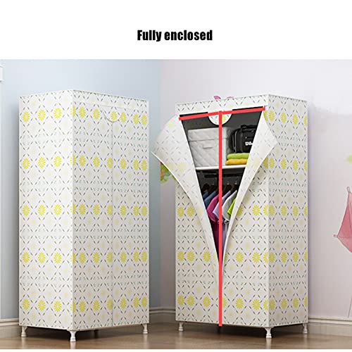 Fabric Storage Wardrobe with Reinforced Steel Frame, 70x45x150cm N3283