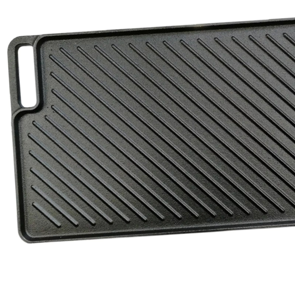 Reversible Cast Iron Griddle for Stovetop BBQ N24232