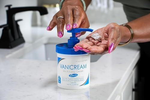 Vanicream Moisturizing Skin Cream with Pump Dispenser, 16 fl oz S2526