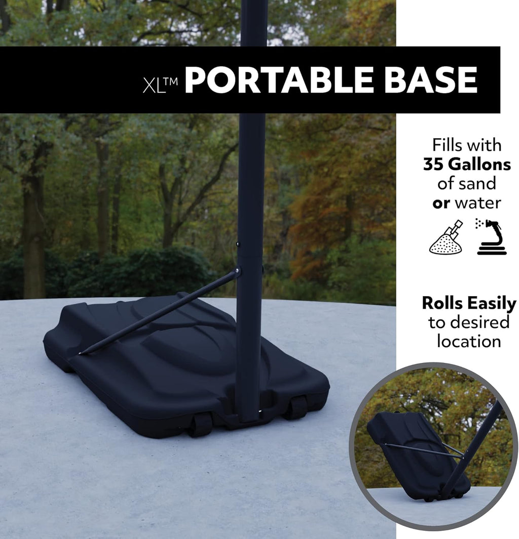 Lifetime 71546 Portable Basketball System, 44 Inch Shatterproof Backboard Q99817