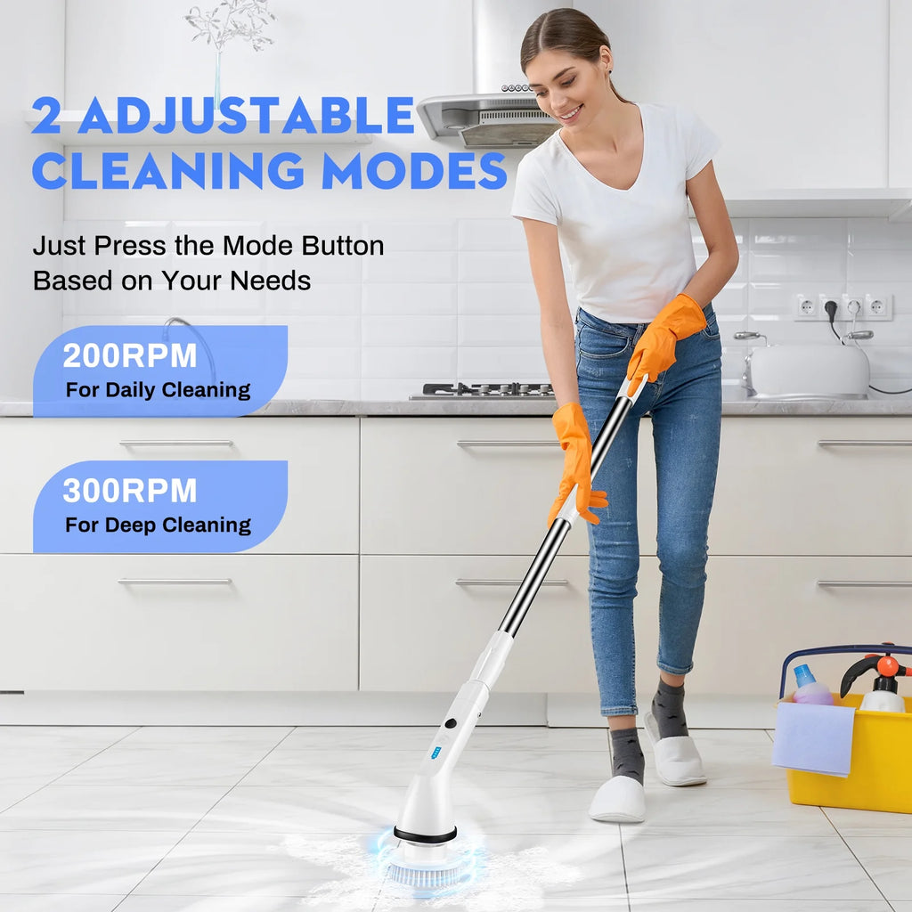 VAVSEA Electric Spin Scrubber Cleaning Brush for Bathroom, 51 inch R775