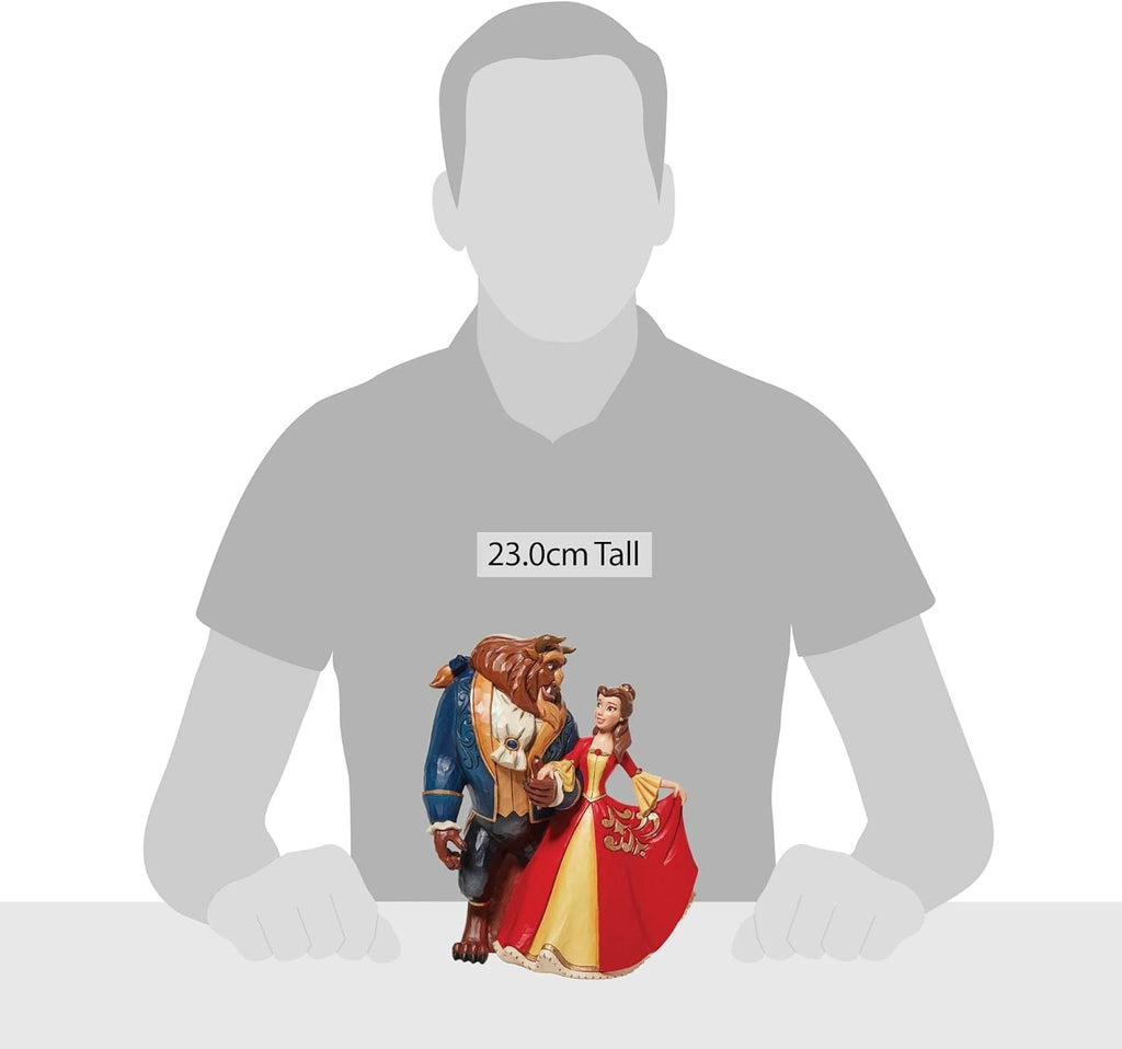 Enesco Jim Shore Disney Traditions Beauty and The Beast Enchanted Figurine N96917