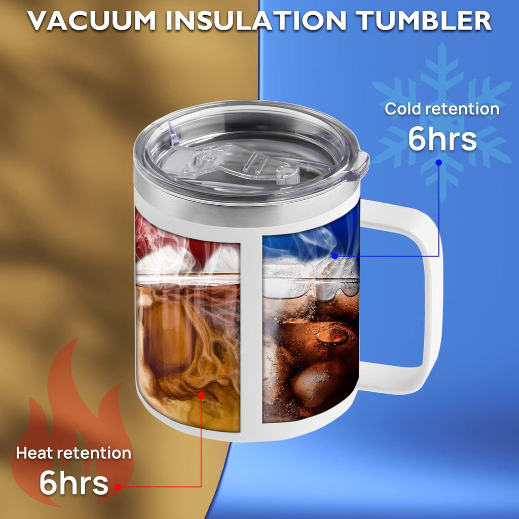 Lagute 12 Oz Sublimation Blank Mug Set, Stainless Steel Double Wall Insulated, 4 Pack F6435