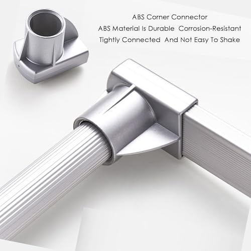 Pull Down Closet Rod, Extendable Adjustable Wardrobe Organizer, Silver B596826