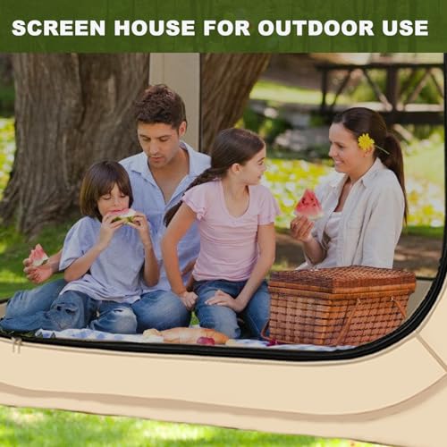 DoCred Sports Tent Pop-Up Screen House for Camping and Outdoor Events S692254