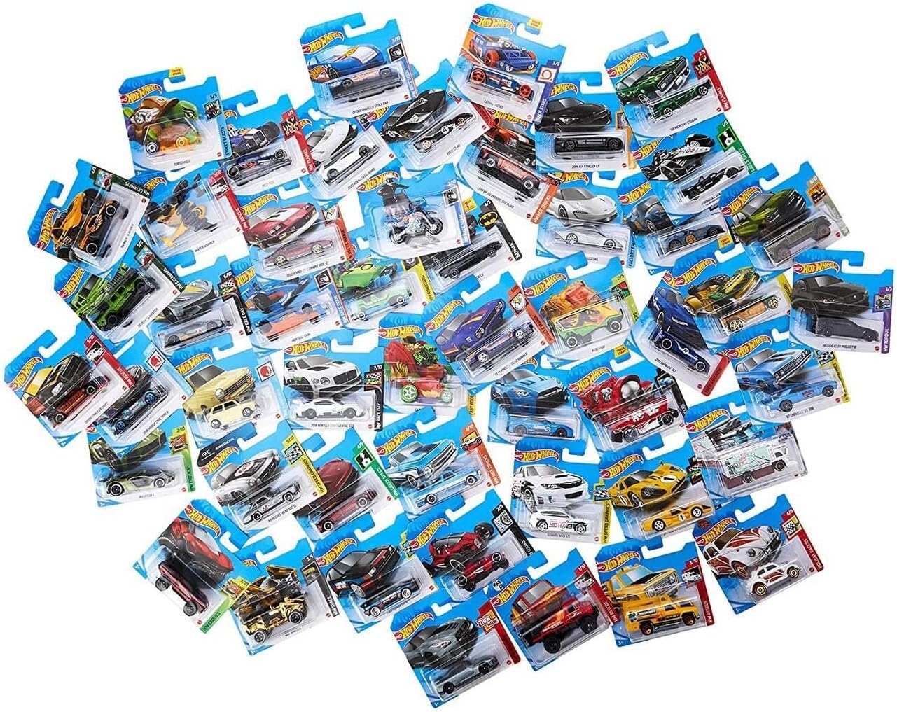 Mattel Hot Wheels 72 Count Die-Cast Toy Cars W4885
