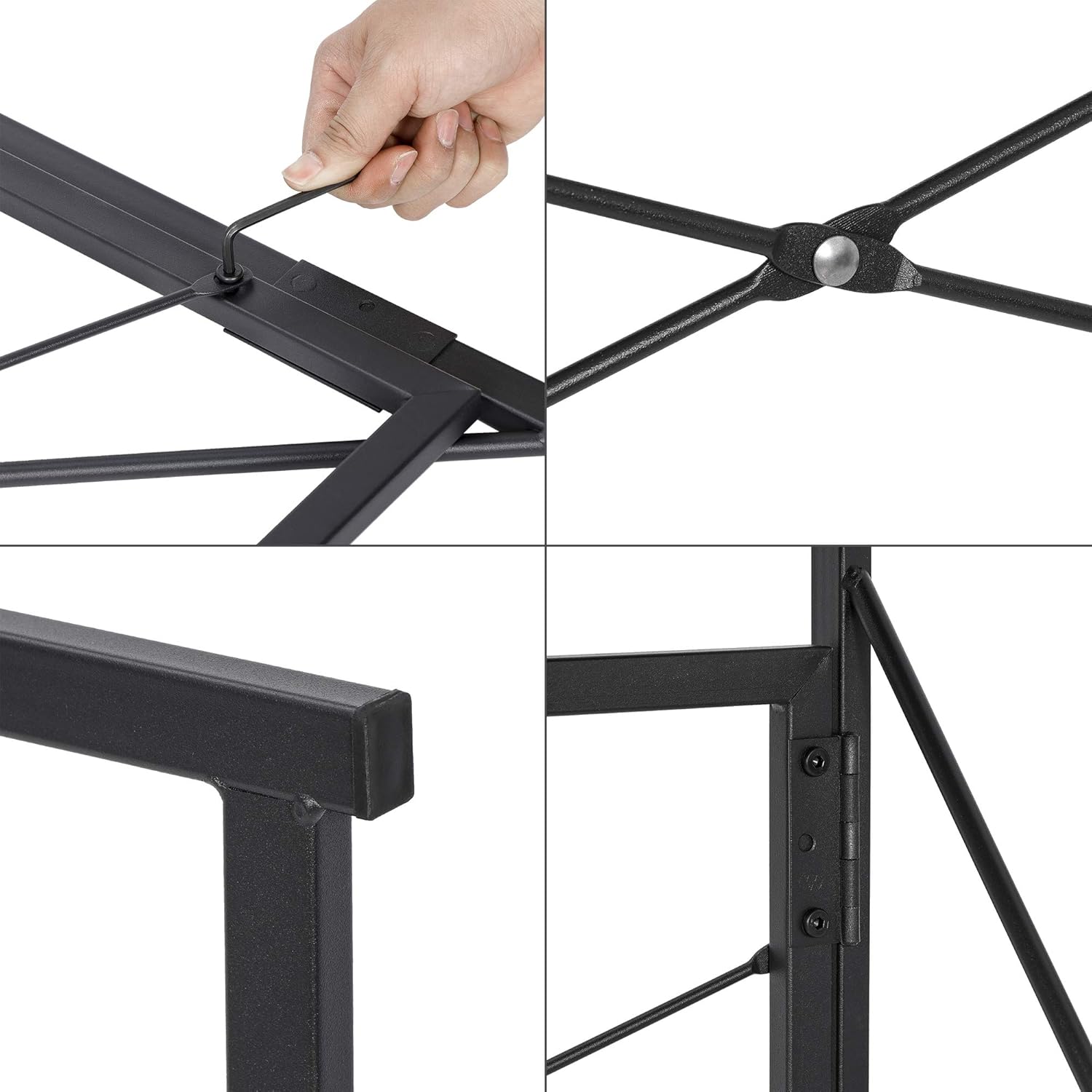 Folding Computer Desk Writing Table for Home Office, Espresso S867520