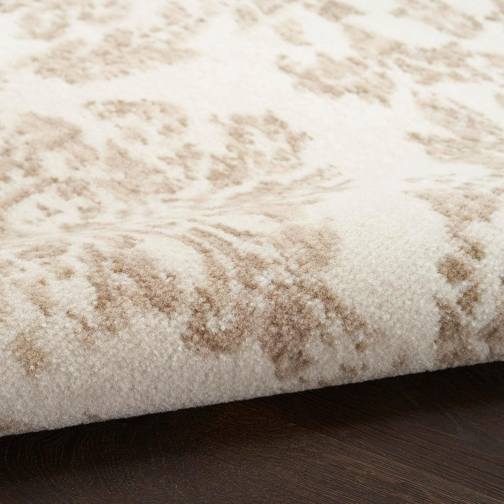 Nourison Jubilant Vintage Ivory Beige 8x10 Area Rug V61041