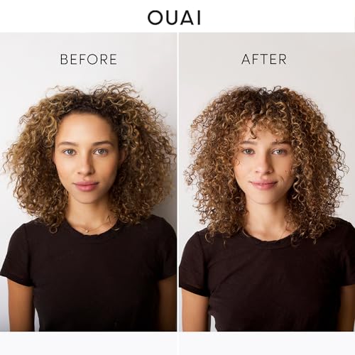 OUAI Curl Cream - Curl Defining Cream for Hydrated, Shiny Curls (8 Fl Oz) B267280