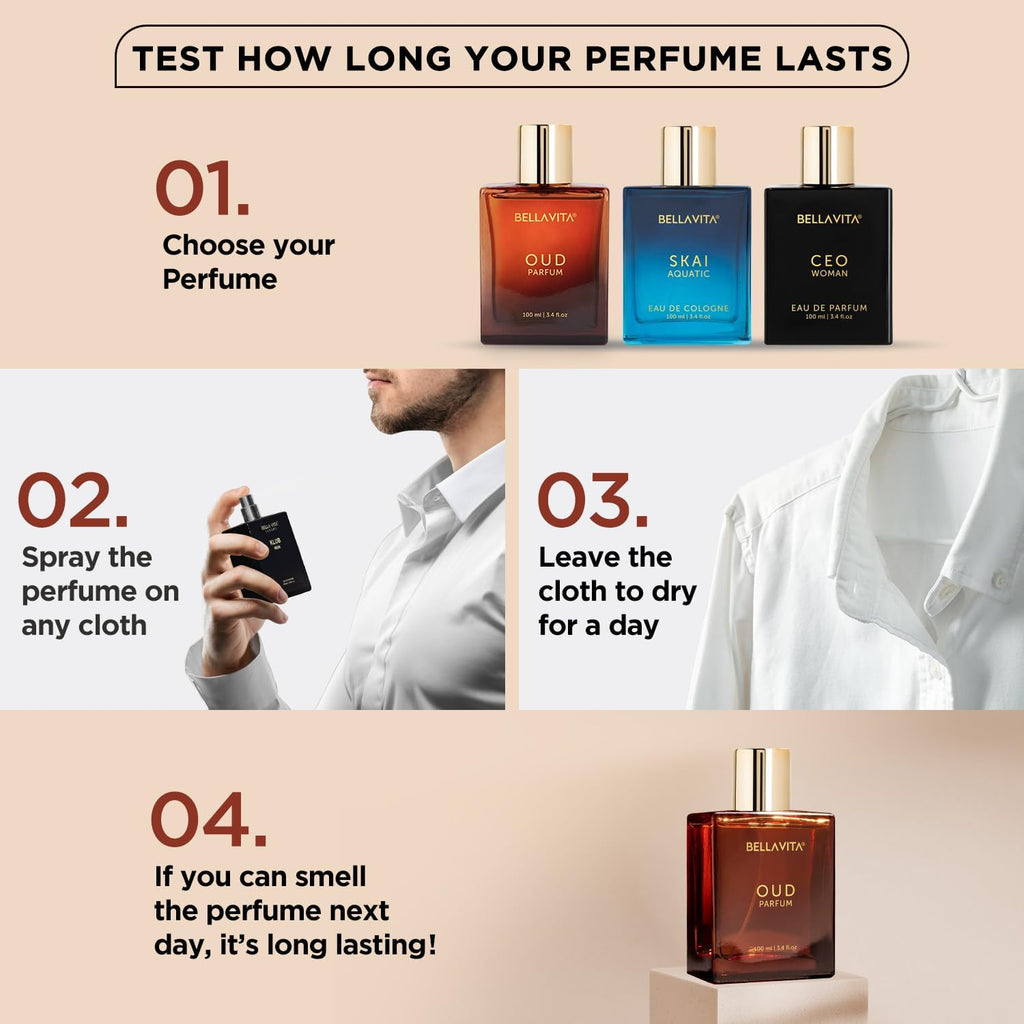 Be'llaVita Luxury OUD PARFUM Intense Unisex Perfume 100Ml O39706