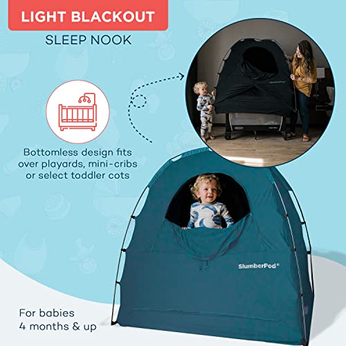 SlumberPod The Original Blackout Sleep Tent for Babies and Toddlers, Teal O5470