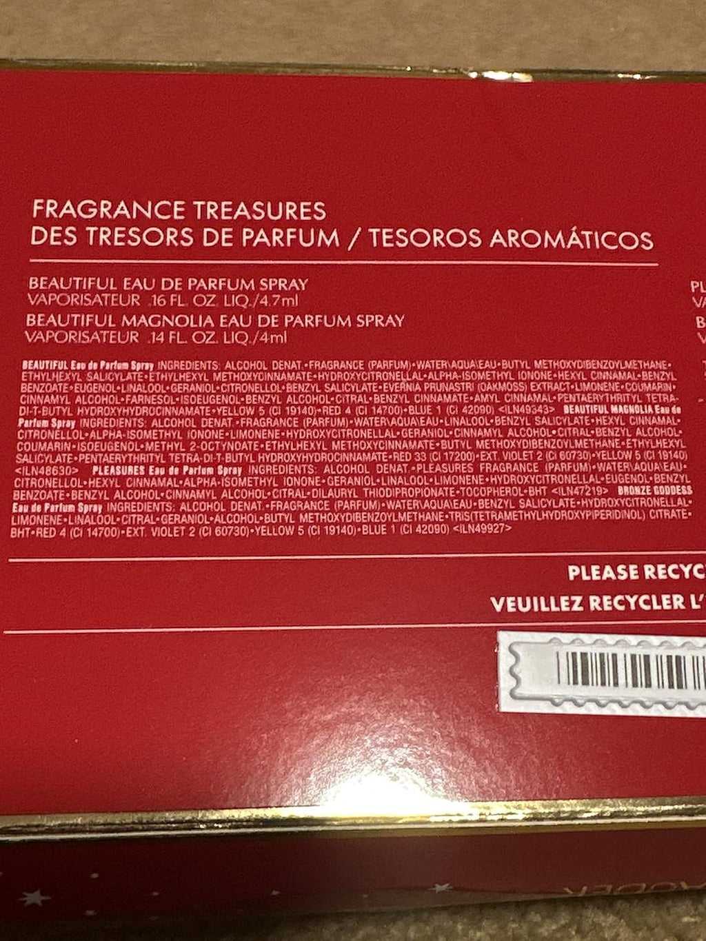 Estee Lauder Fragrance Treasures 4-Piece Set F6965